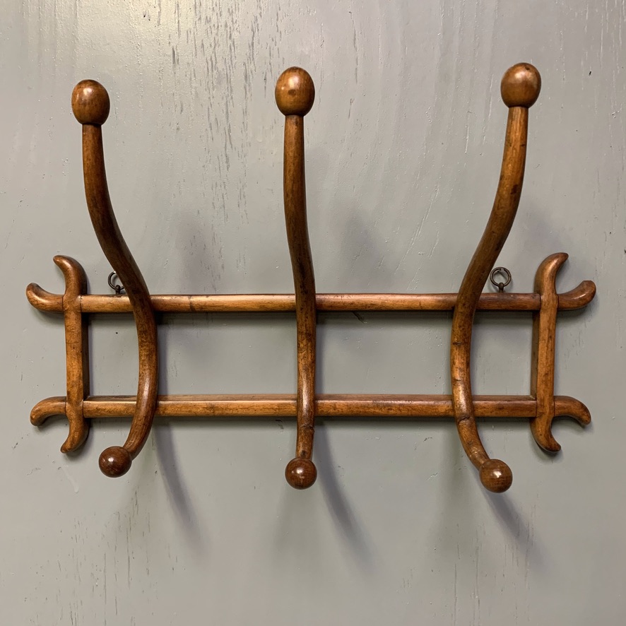 French Cherrywood Hat & Coat Rack (1 of 6) French Cherrywood Hat & Coat Rack (1 of 6)
