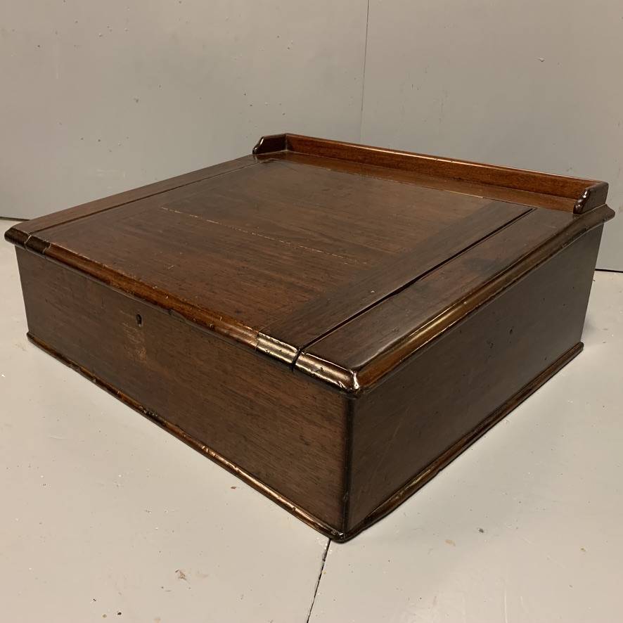 Early Victorian Mahogany Table Top Writing Slope (1 of 9) Early Victorian Mahogany Table Top Writing Slope (1 of 9)