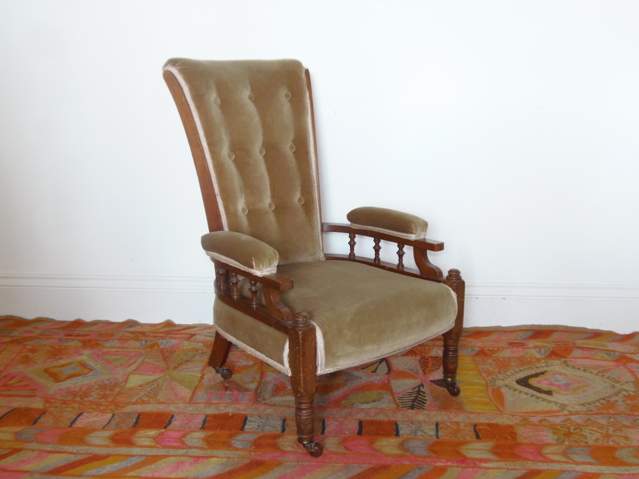 E W Godwin (Possibly) Nursing Style Chair (1 of 6)