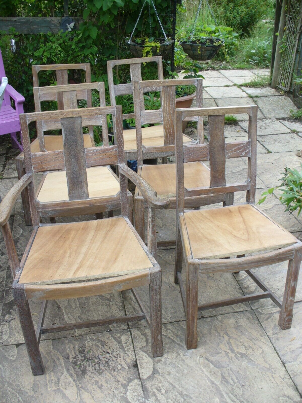 Heals Set of Limed Oak Chairs (1 of 1) Heals Set of Limed Oak Chairs (1 of 1)
