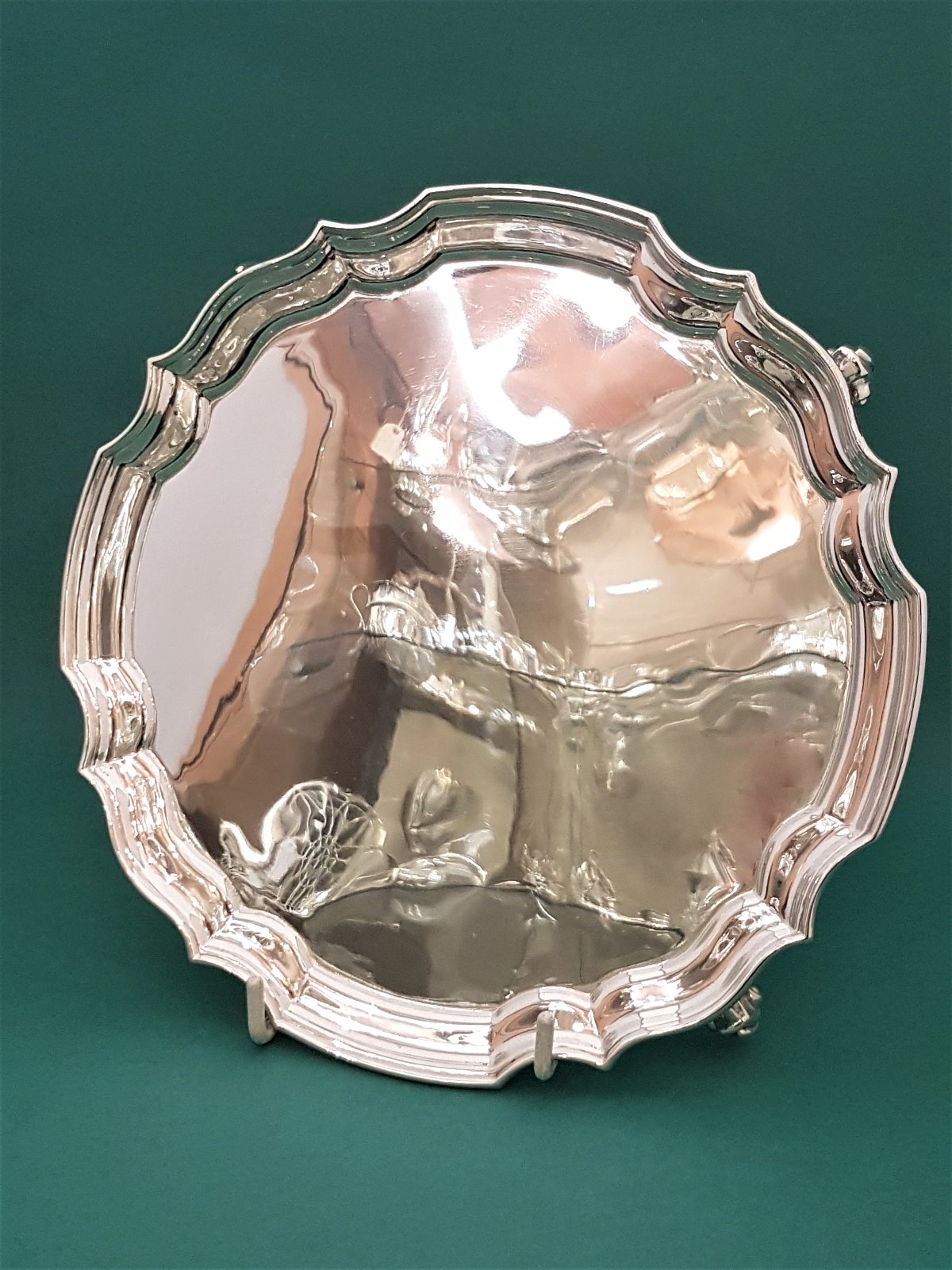Fine Plain Silver Salver (1 of 4)