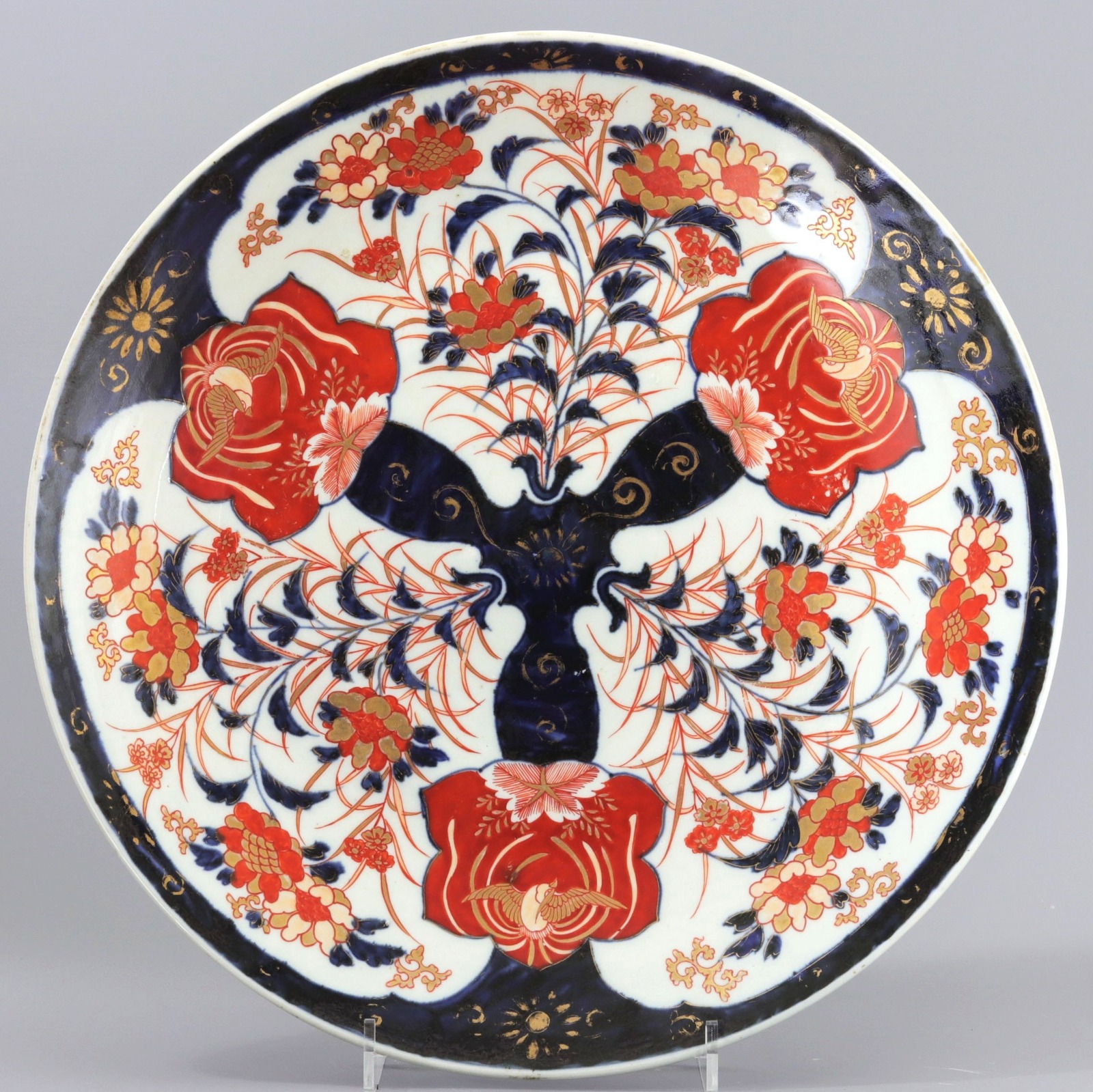 Large Japanese Meiji Period Imari / Arita Charger c.1880 (1 of 7)