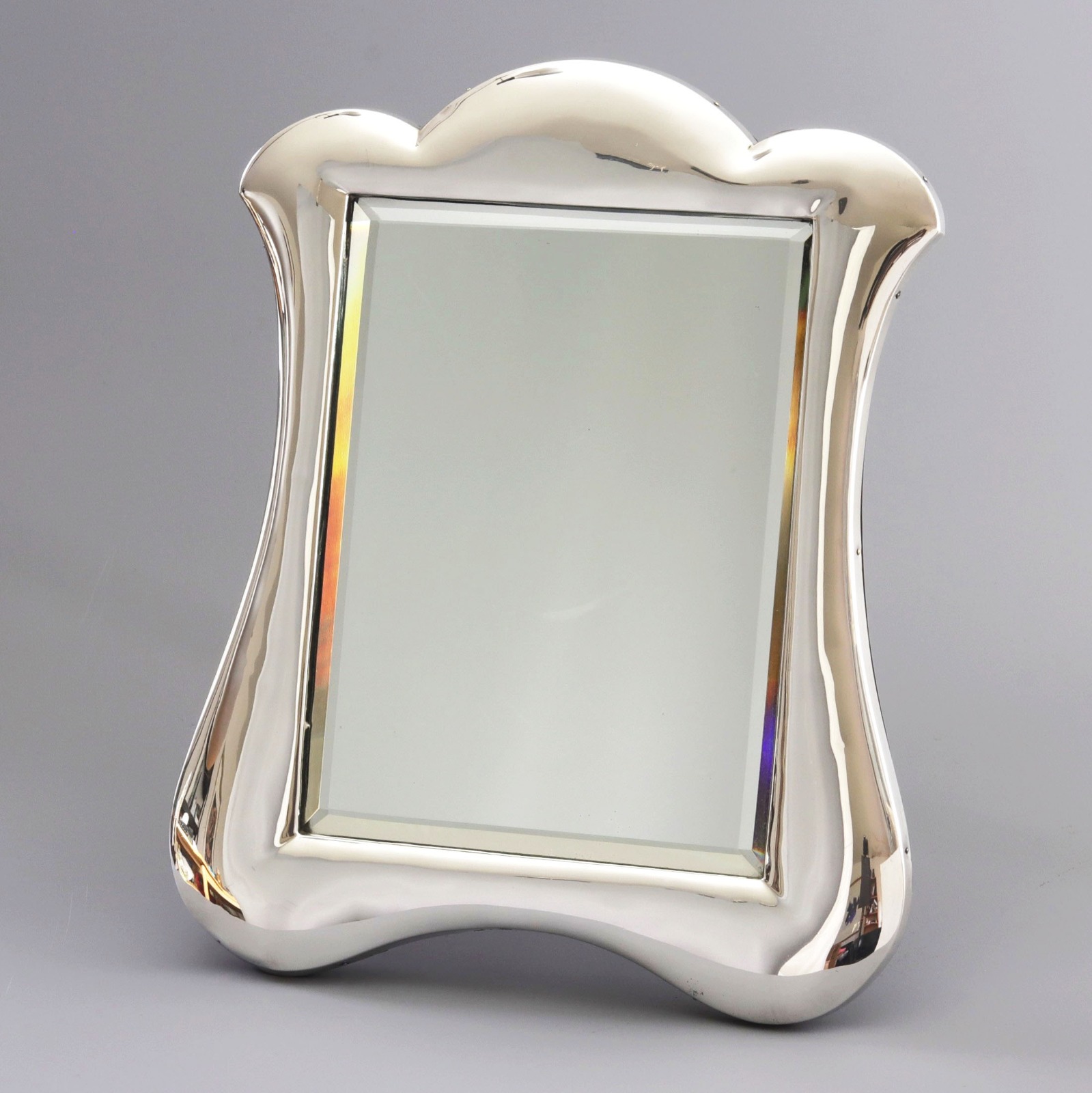 Art Nouveau Silver Dressing Table Mirror by L Emanuel, Birmingham 1908 (1 of 11)