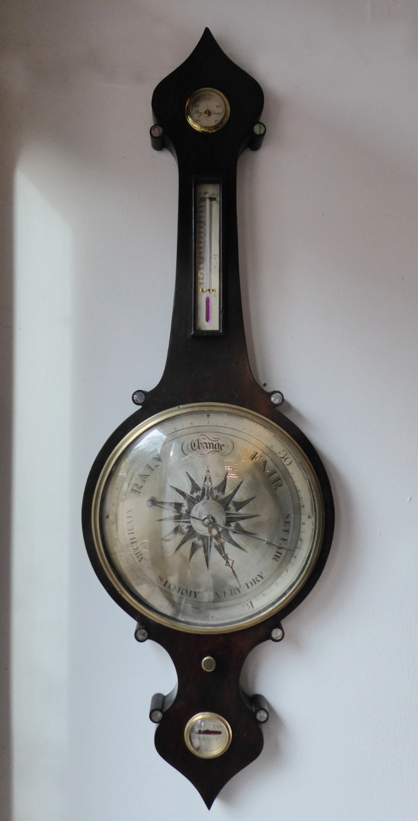 Victorian Rosewood Barometer (1 of 6)