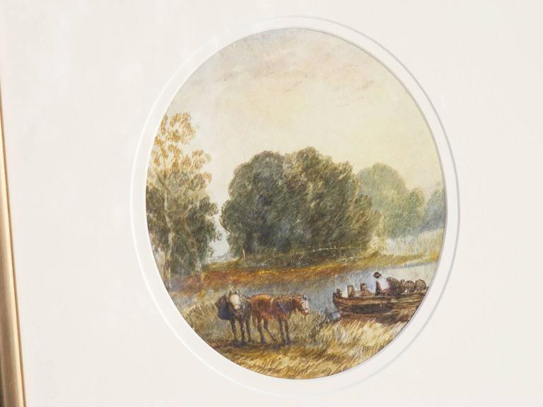 Scenes in Surrey - Pair of Watercolors by George Walter Williams c.1860 (1 of 3)
