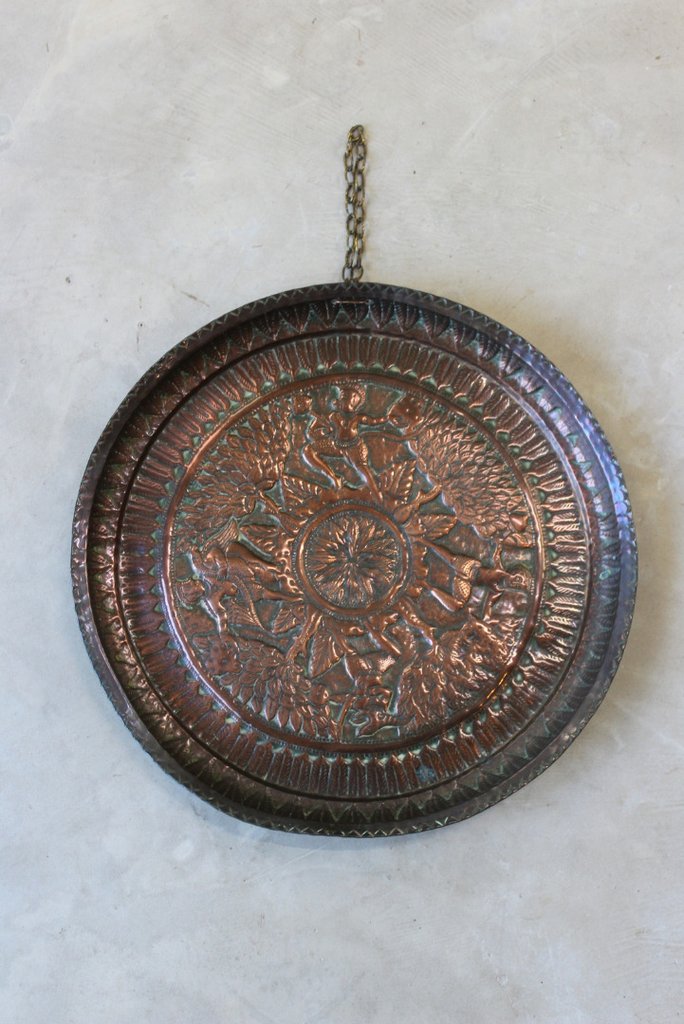 Antique Indian Copper Charger (1 of 12)