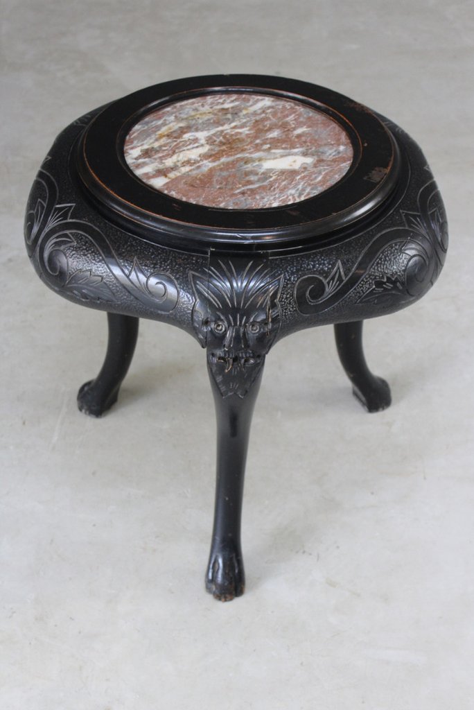 Chinese Marble Top Side Table (1 of 1) Chinese Marble Top Side Table (1 of 1)