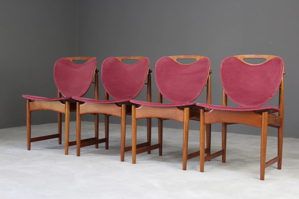 4 Retro Danish Hovman Olsen Dining Chairs (1 of 11) 4 Retro Danish Hovman Olsen Dining Chairs (1 of 11)