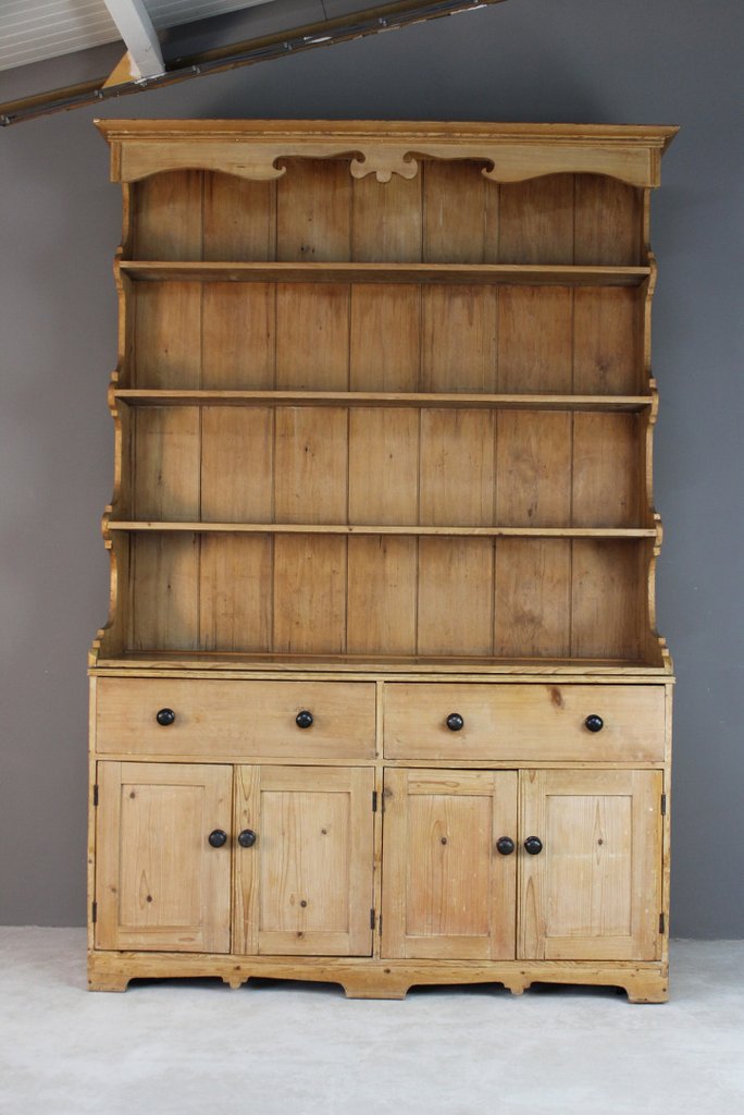 Large Rustic Pine Kitchen Dresser (1 of 1) Large Rustic Pine Kitchen Dresser (1 of 1)
