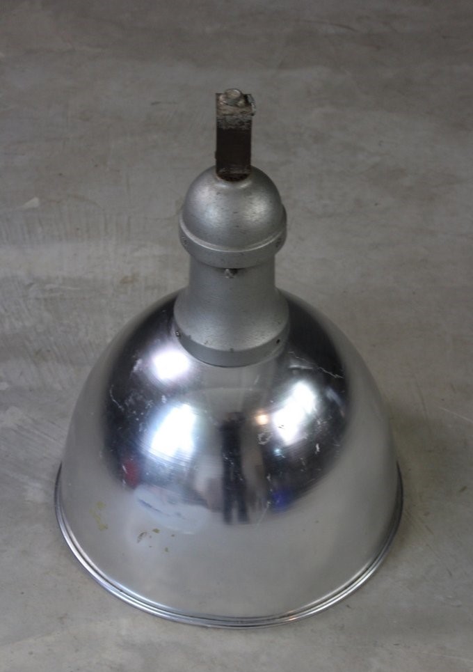 Large Industrial Aluminium Pendant Light (1 of 11)