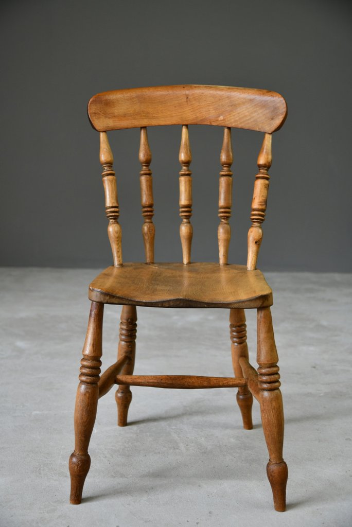 Beech Spindle Back Kitchen Chair (1 of 10) Beech Spindle Back Kitchen Chair (1 of 10)