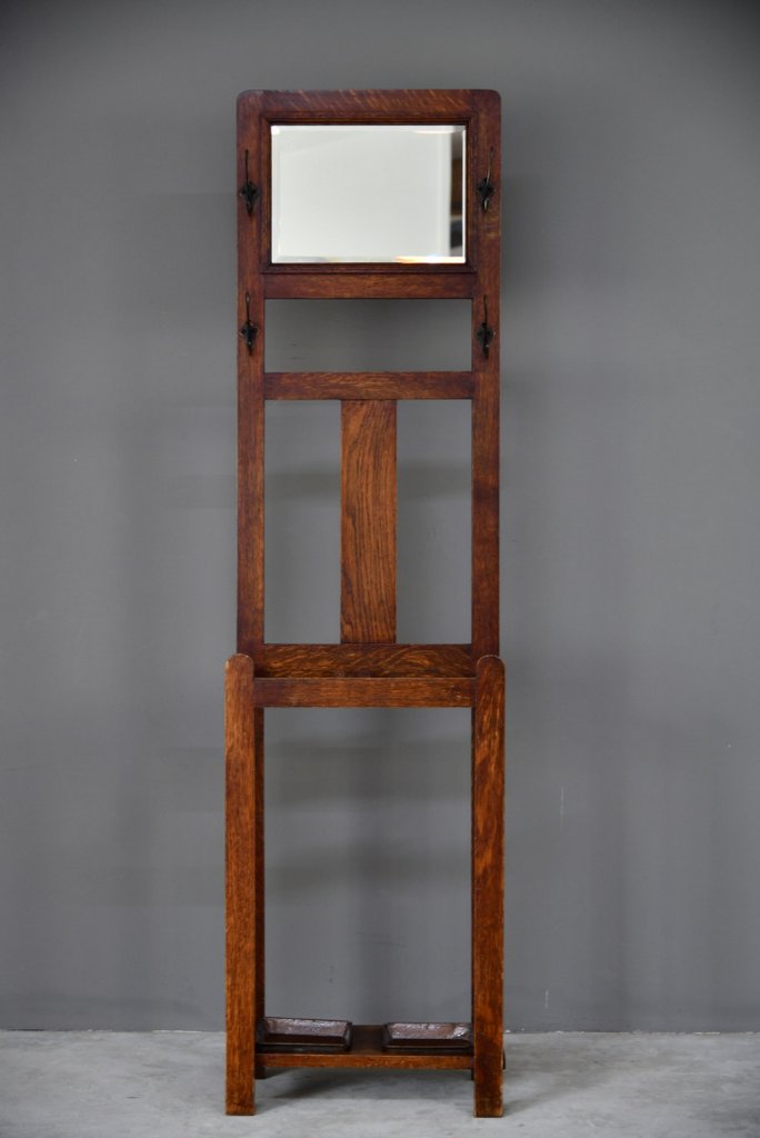 Small Oak Hall Stand (1 of 9) Small Oak Hall Stand (1 of 9)