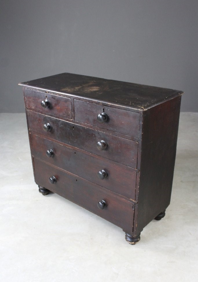 Rustic Victorian Chest of Drawers (1 of 1) Rustic Victorian Chest of Drawers (1 of 1)