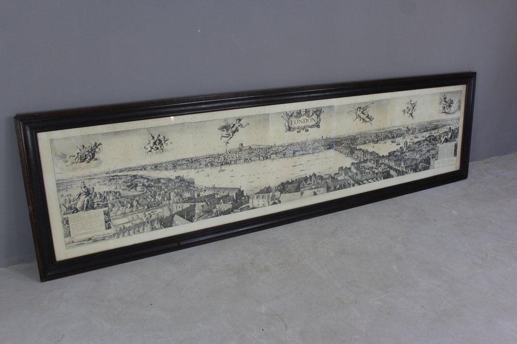 Huge Wenceslaus Hollar Framed London Print (1 of 1) Huge Wenceslaus Hollar Framed London Print (1 of 1)