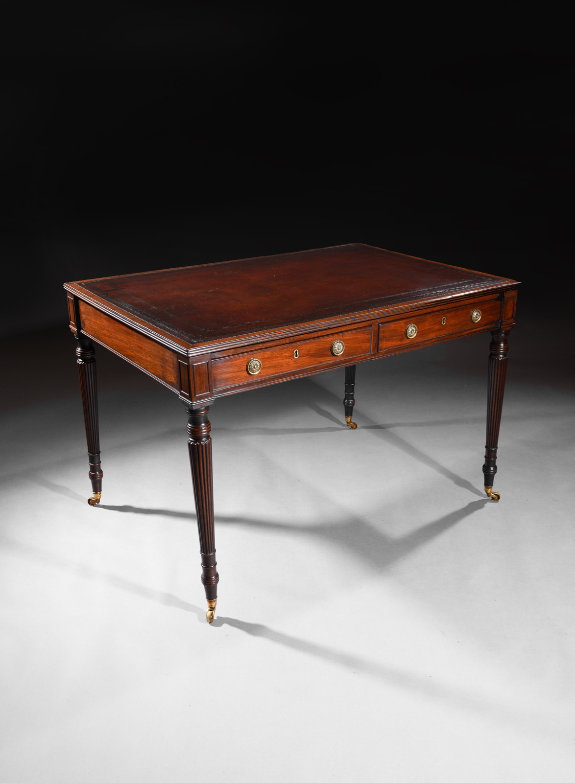 Gillows Late George III Mahogany Partners Writing Table (1 of 1) Gillows Late George III Mahogany Partners Writing Table (1 of 1)