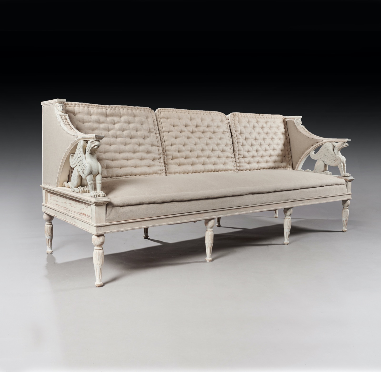 19th Century Swedish Painted Griffin Sofa Gustavian (1 of 1) 19th Century Swedish Painted Griffin Sofa Gustavian (1 of 1)