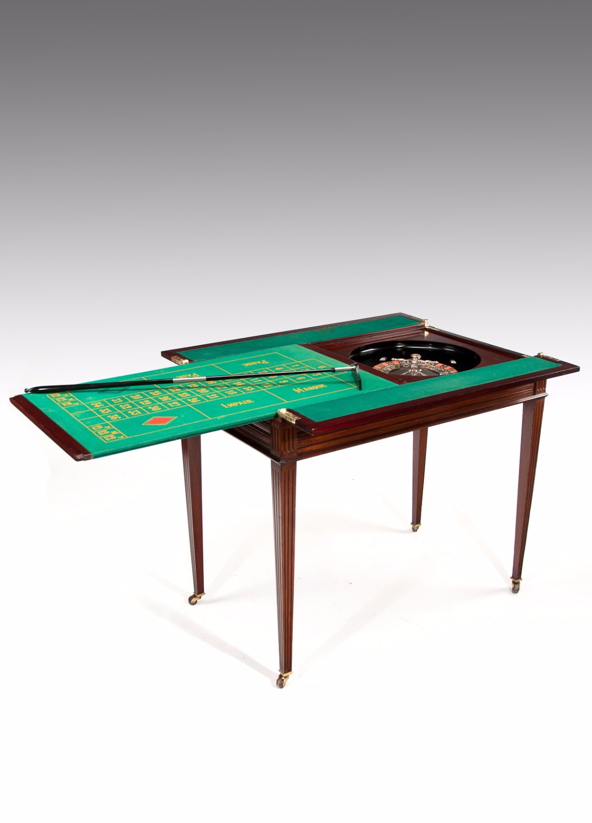 Rare Edwardian Walnut Roulette - Games Table by Maple & Co of London (1 of 1) Rare Edwardian Walnut Roulette - Games Table by Maple & Co of London (1 of 1)