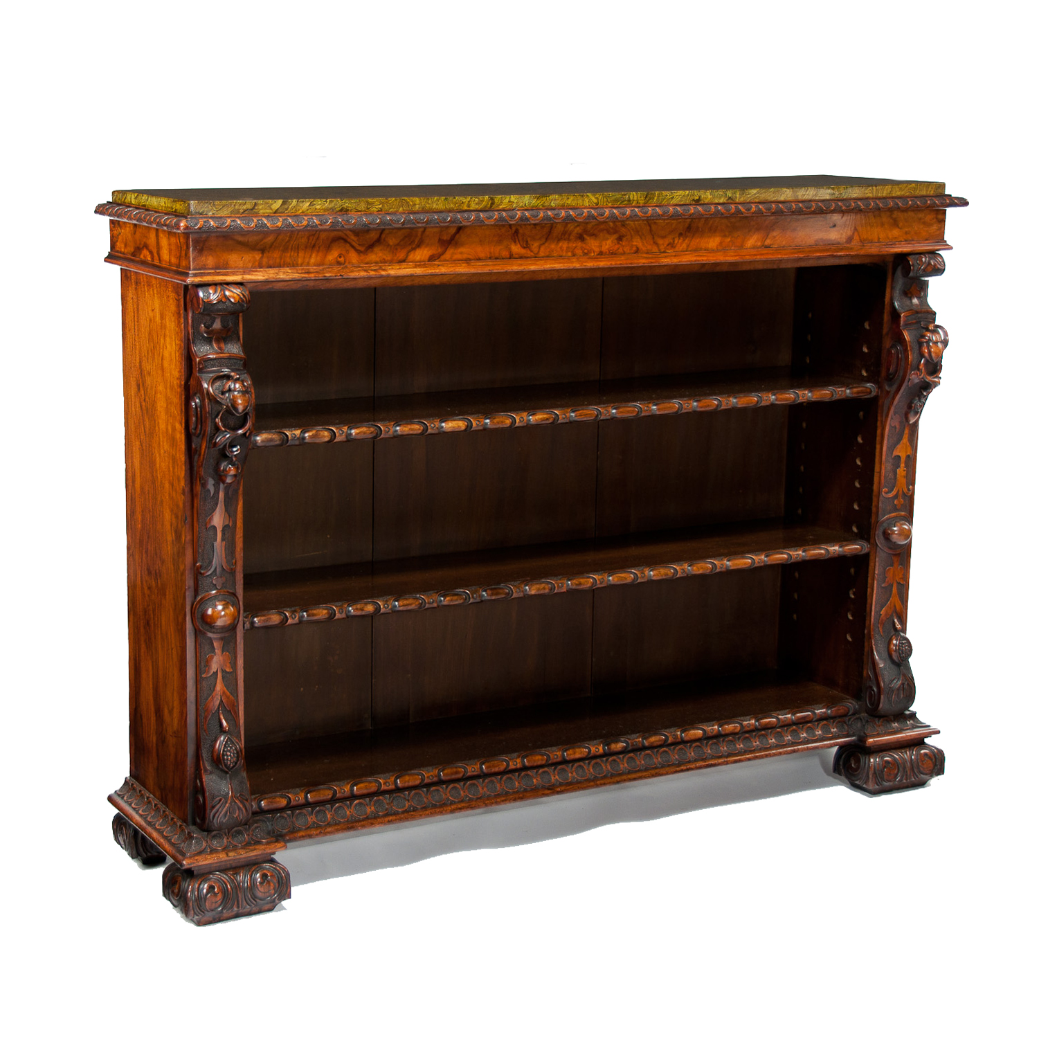 Superb Quality 19th Century Walnut Open Bookcase / Bookshelves (1 of 1) Superb Quality 19th Century Walnut Open Bookcase / Bookshelves (1 of 1)
