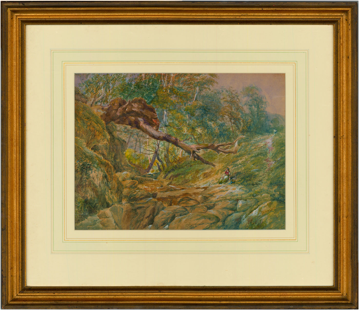 Frederick Henry Henshaw - Signed 19th Century Watercolour, Rural Landscape (1 of 5) Frederick Henry Henshaw - Signed 19th Century Watercolour, Rural Landscape (1 of 5)