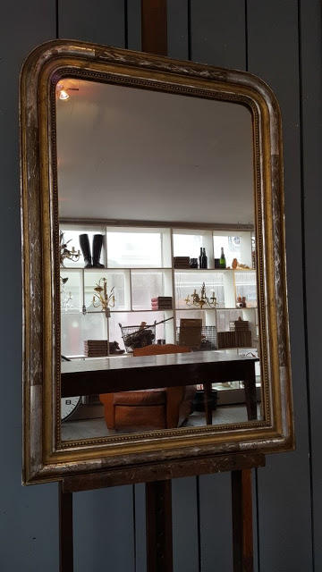 Antique French Gold & Silver Gilded Mirror (1 of 1) Antique French Gold & Silver Gilded Mirror (1 of 1)