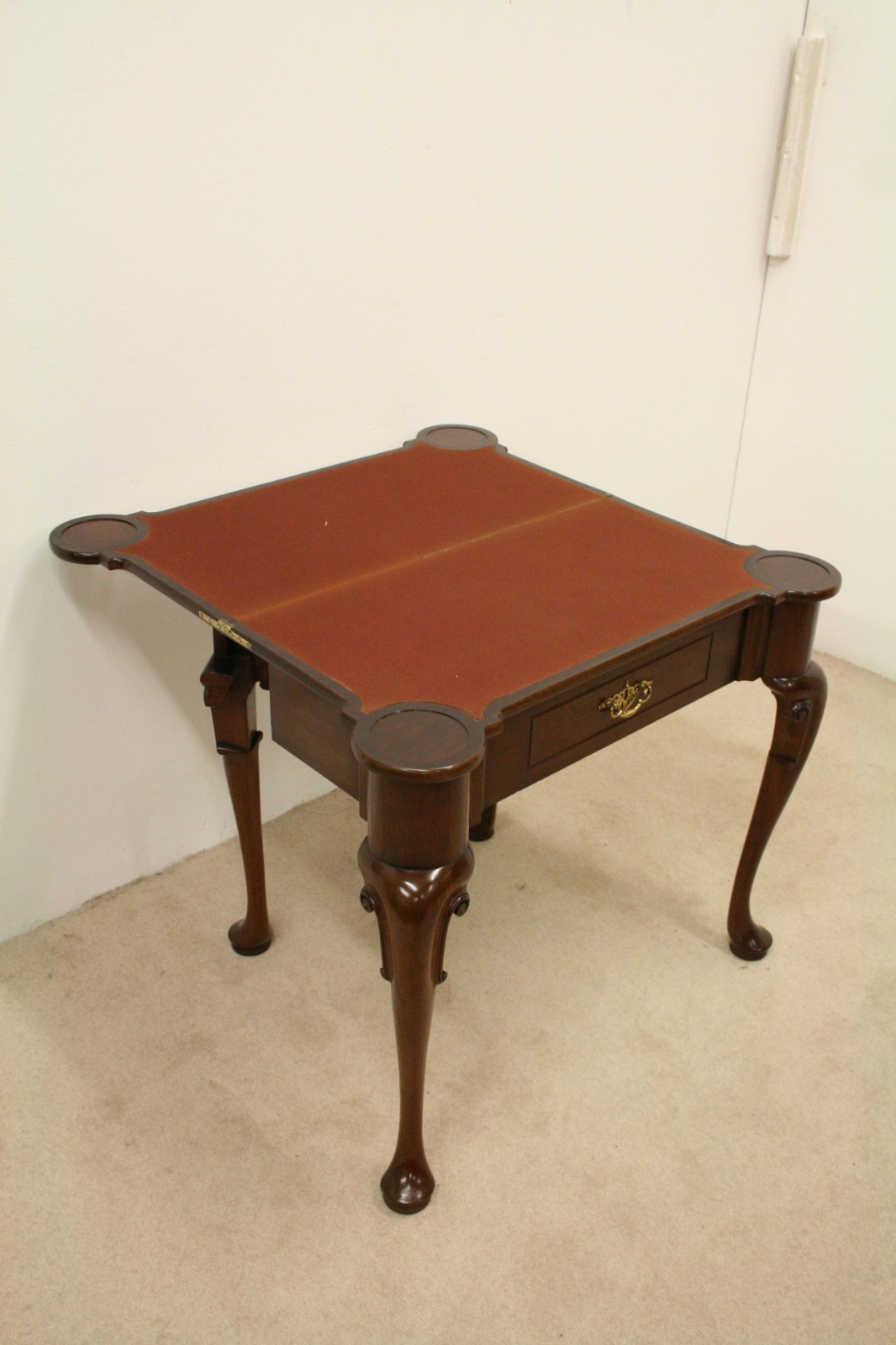 Mahogany Fold-over Card Table by Gillows of Lancaster c.1880 (1 of 12)