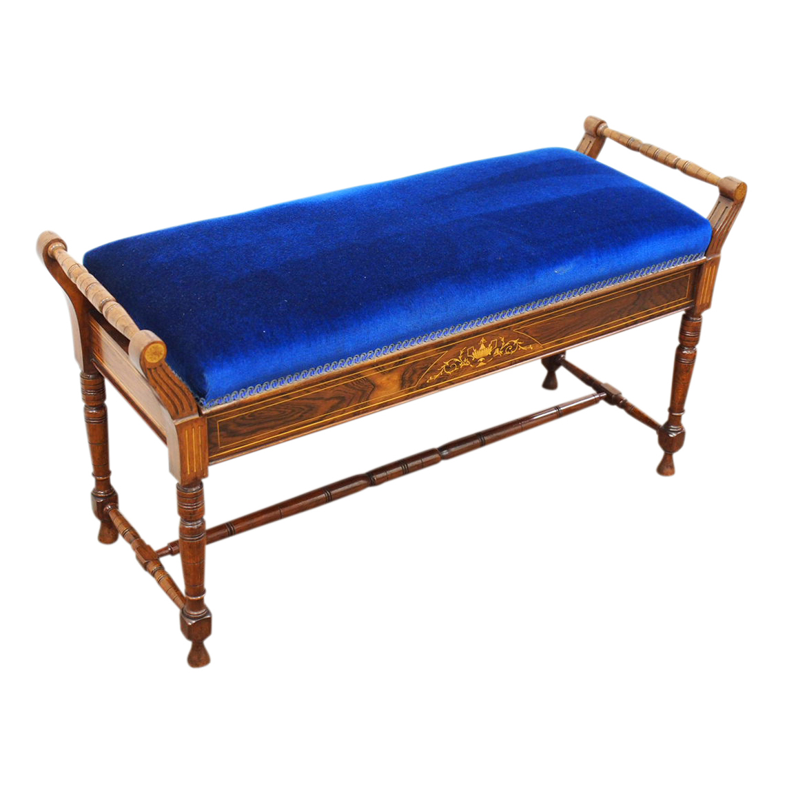 Victorian Inlaid Rosewood Duet Stool (1 of 1) Victorian Inlaid Rosewood Duet Stool (1 of 1)