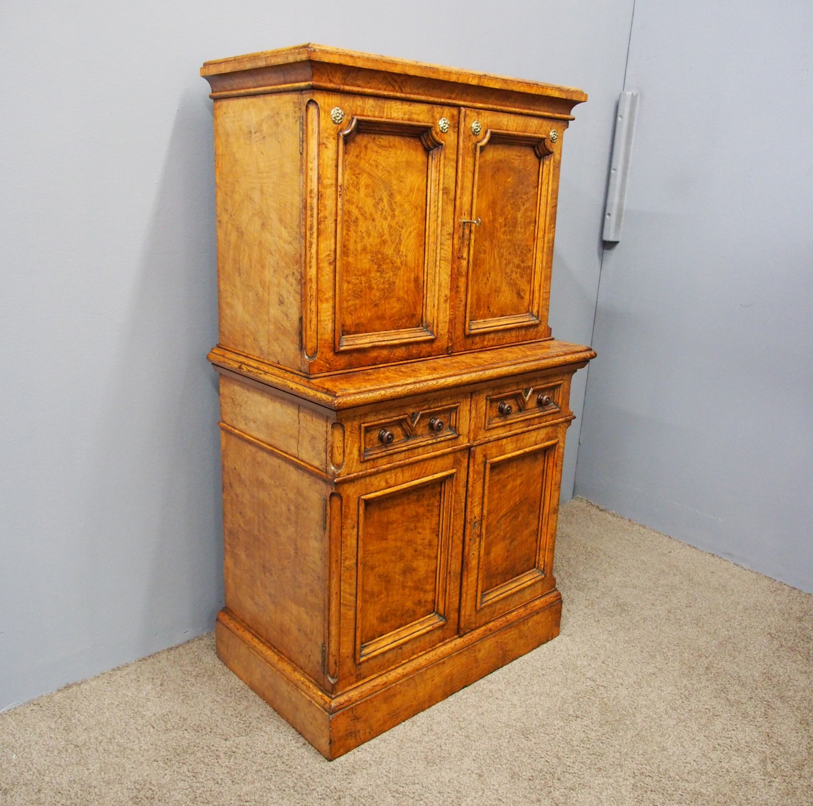 Pollard Oak Collectors Cabinet or Estate Cabinet c.1860 (1 of 13)