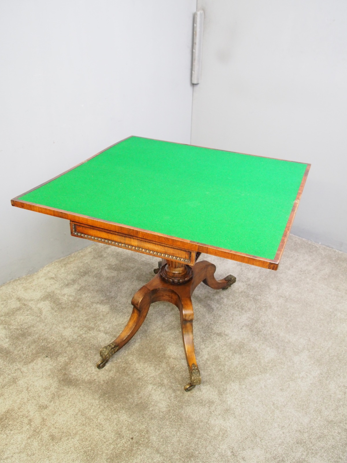 George III Scottish Rosewood Card Table (1 of 11)