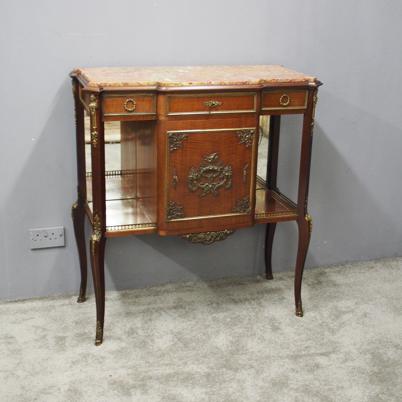 French Mahogany Side Cabinet c.1870 (1 of 13)