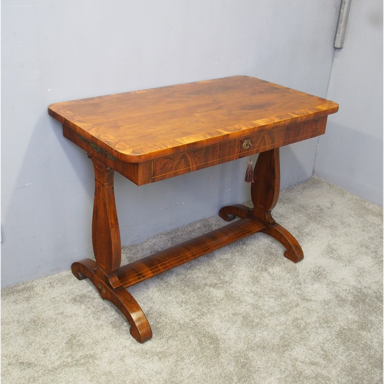 French Walnut Neoclassical Style Side Table c.1850 (1 of 1) French Walnut Neoclassical Style Side Table c.1850 (1 of 1)