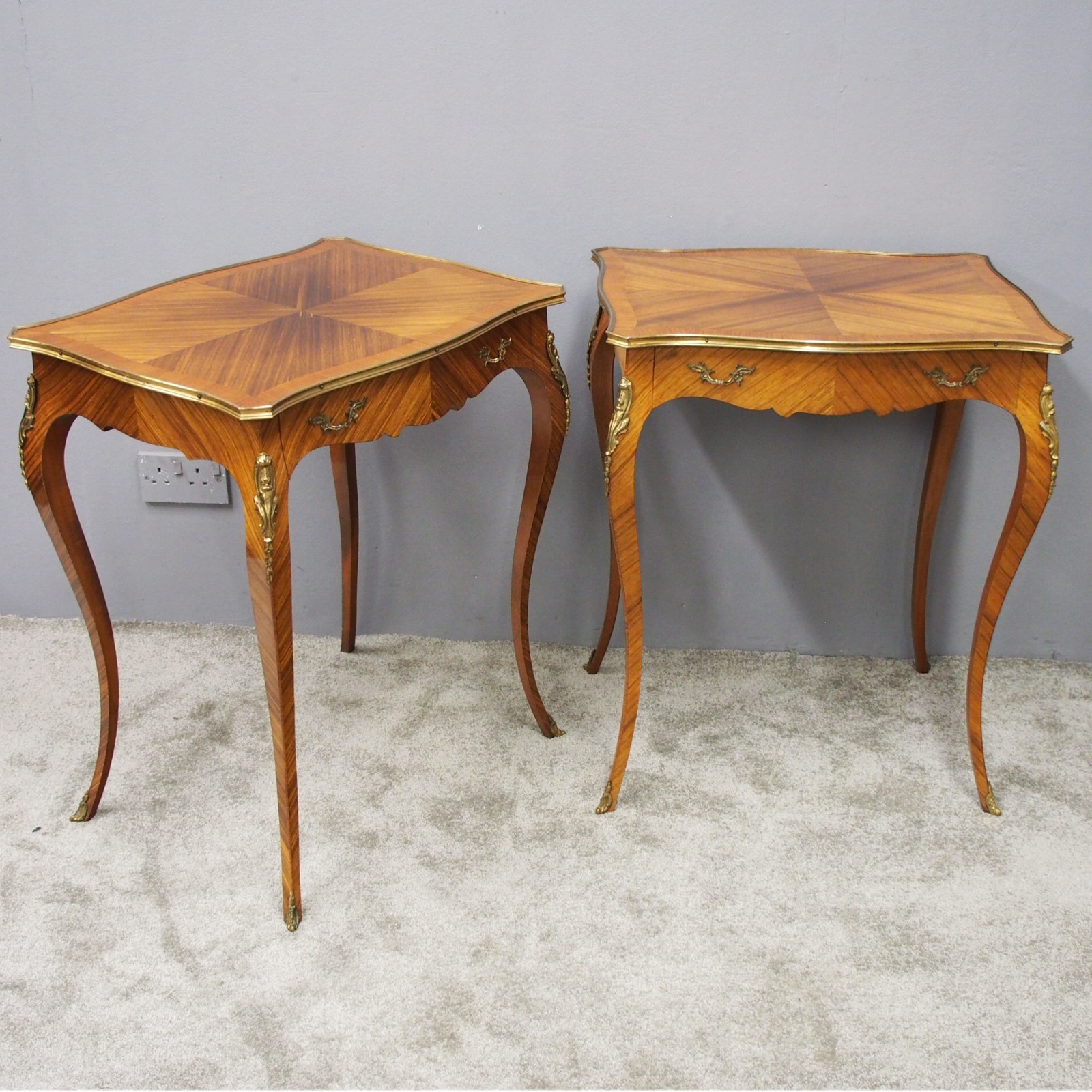 Pair of French Kingwood Occasional Tables (1 of 1) Pair of French Kingwood Occasional Tables (1 of 1)