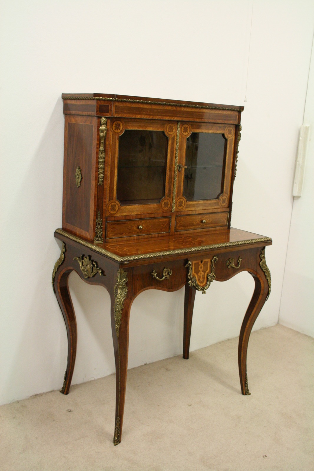Victorian Tulip Purple Wood & Burr Maple Table (1 of 12)