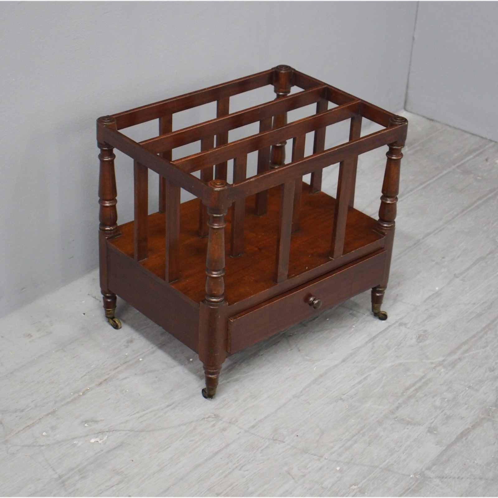 George III Mahogany Canterbury (1 of 6)