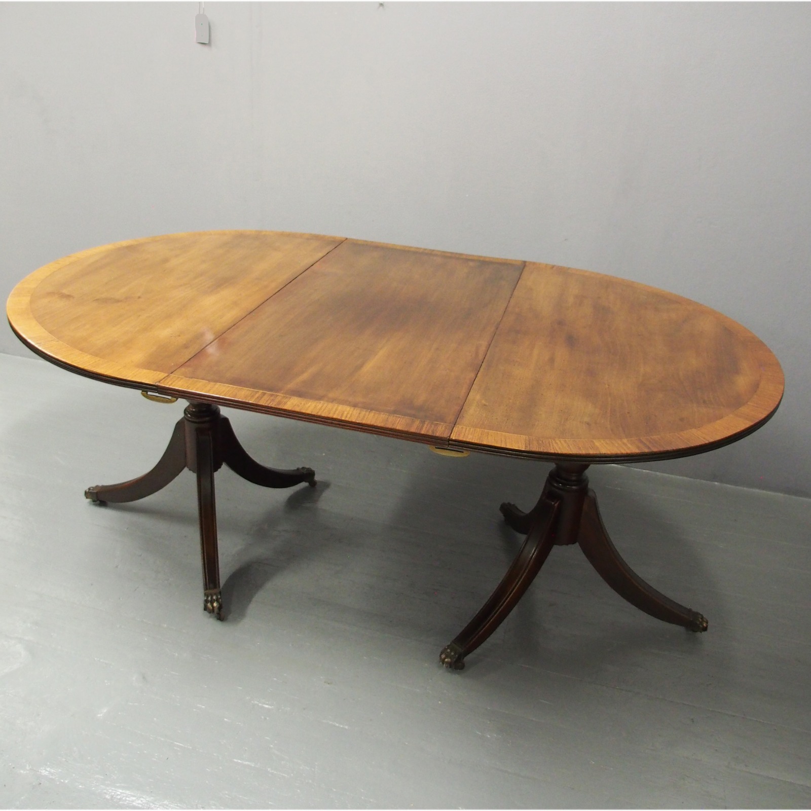 George III Style Pedestal Dining Table with 1 Leaf c.1900 (1 of 14) George III Style Pedestal Dining Table with 1 Leaf c.1900 (1 of 14)