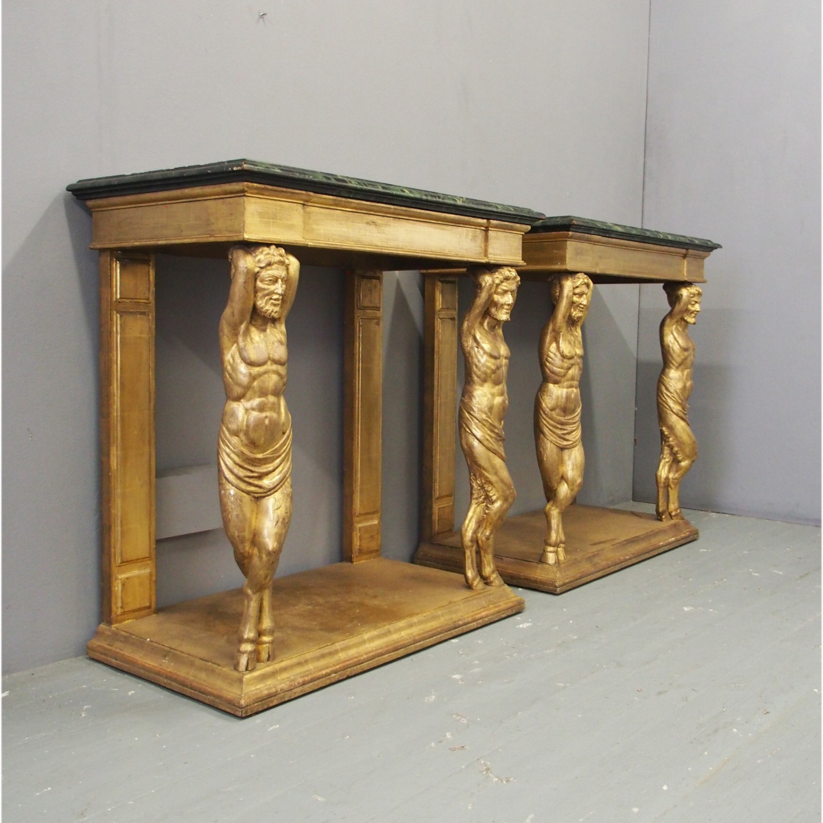 Pair of Centaur Design Console Tables (1 of 1) Pair of Centaur Design Console Tables (1 of 1)