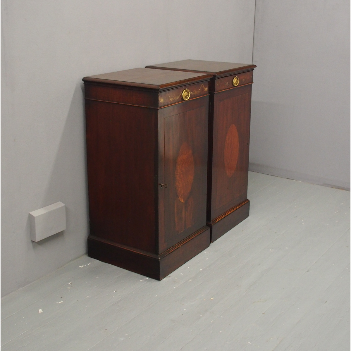 Pair of Georgian Mahogany Cabinets or Pedestals (1 of 1) Pair of Georgian Mahogany Cabinets or Pedestals (1 of 1)