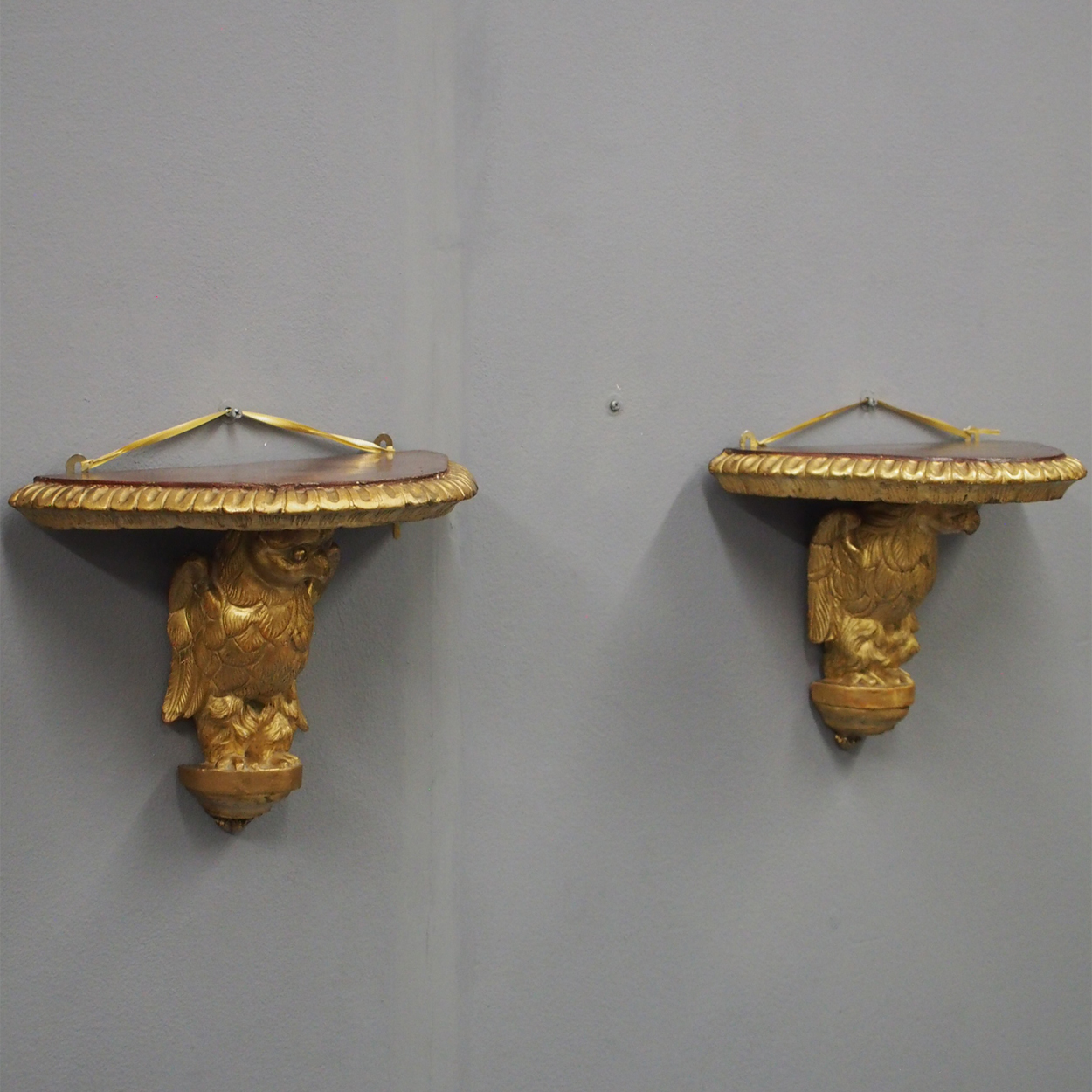 Pair of Carved Bird Wall Brackets (1 of 10) Pair of Carved Bird Wall Brackets (1 of 10)