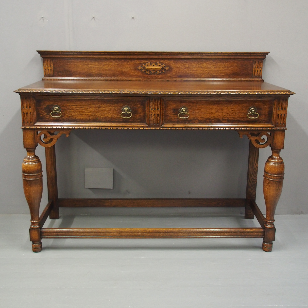 Carved Oak Buffet c.1900 (1 of 10)