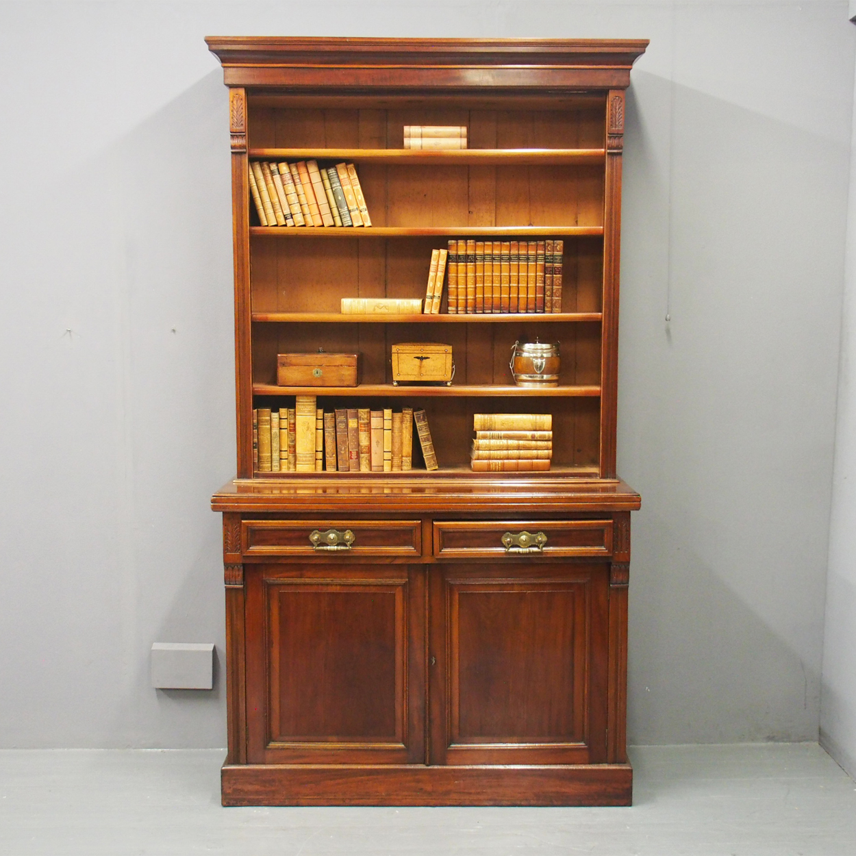 Victorian Mahogany Open Bookcase (1 of 15) Victorian Mahogany Open Bookcase (1 of 15)