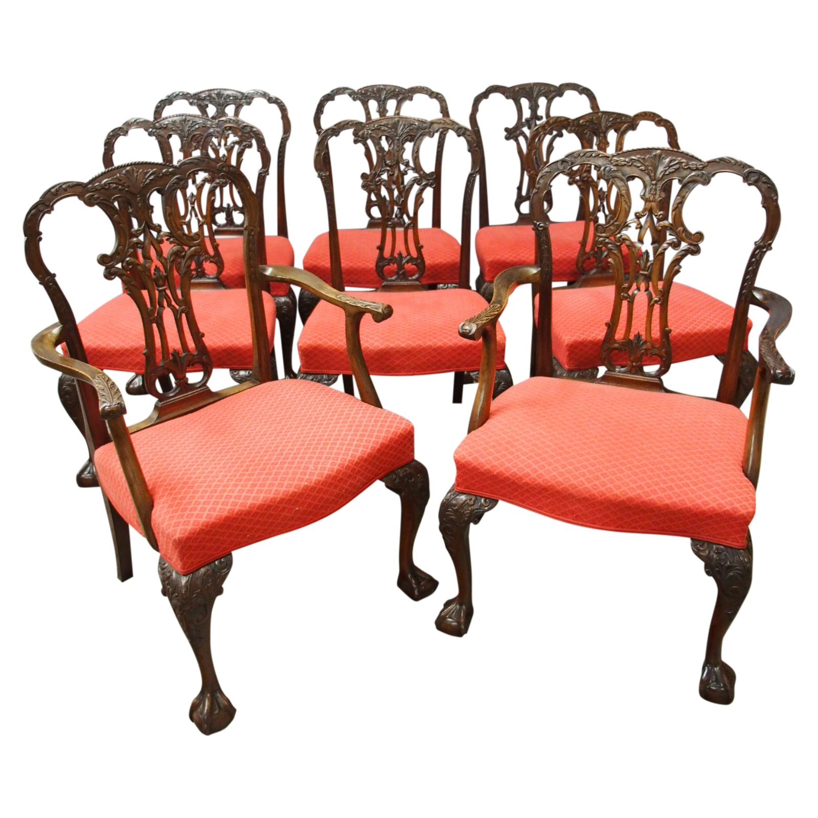 Set of 8 Chippendale Style Dining Chairs (1 of 14) Set of 8 Chippendale Style Dining Chairs (1 of 14)