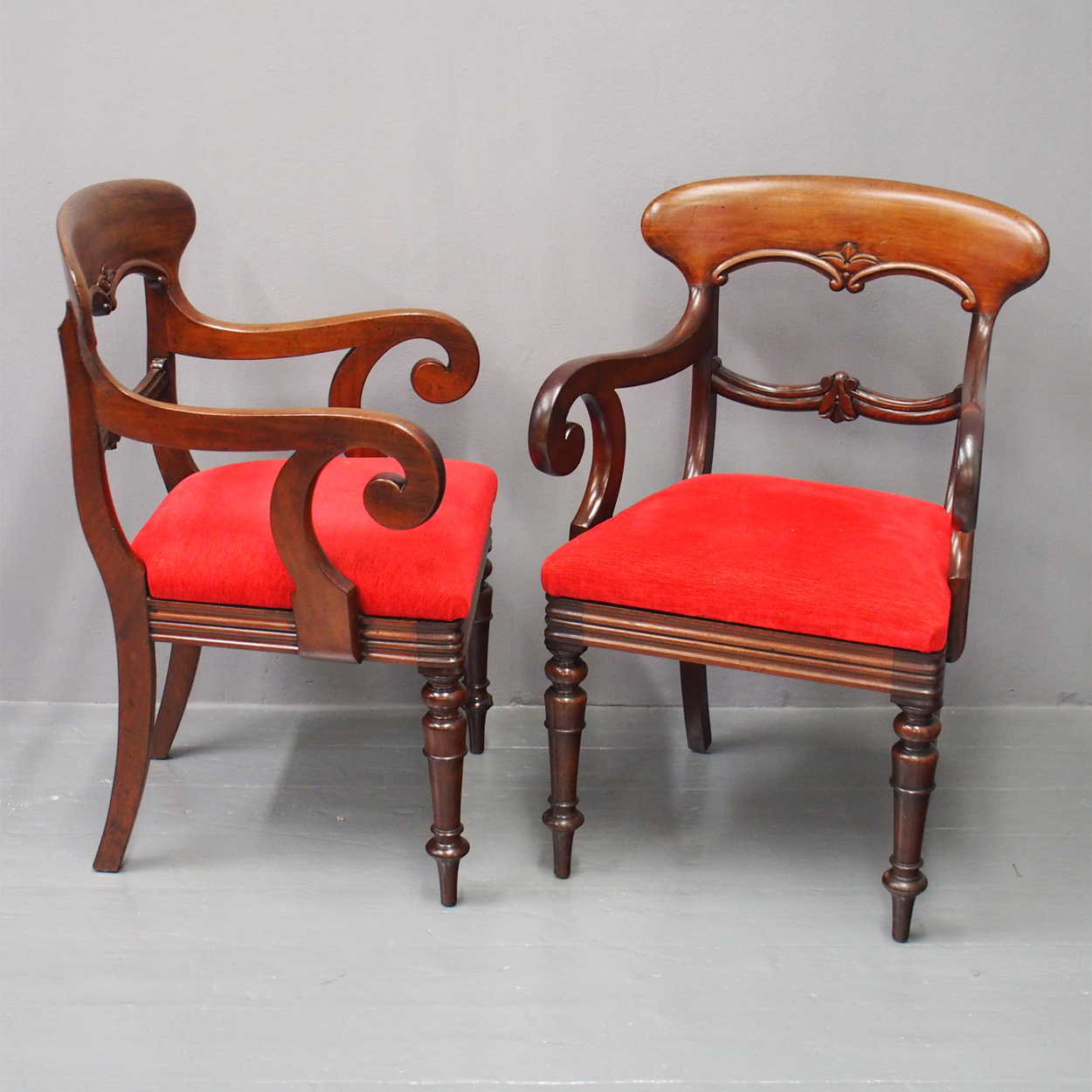 Pair of Scottish Victorian Mahogany Armchairs (1 of 15) Pair of Scottish Victorian Mahogany Armchairs (1 of 15)