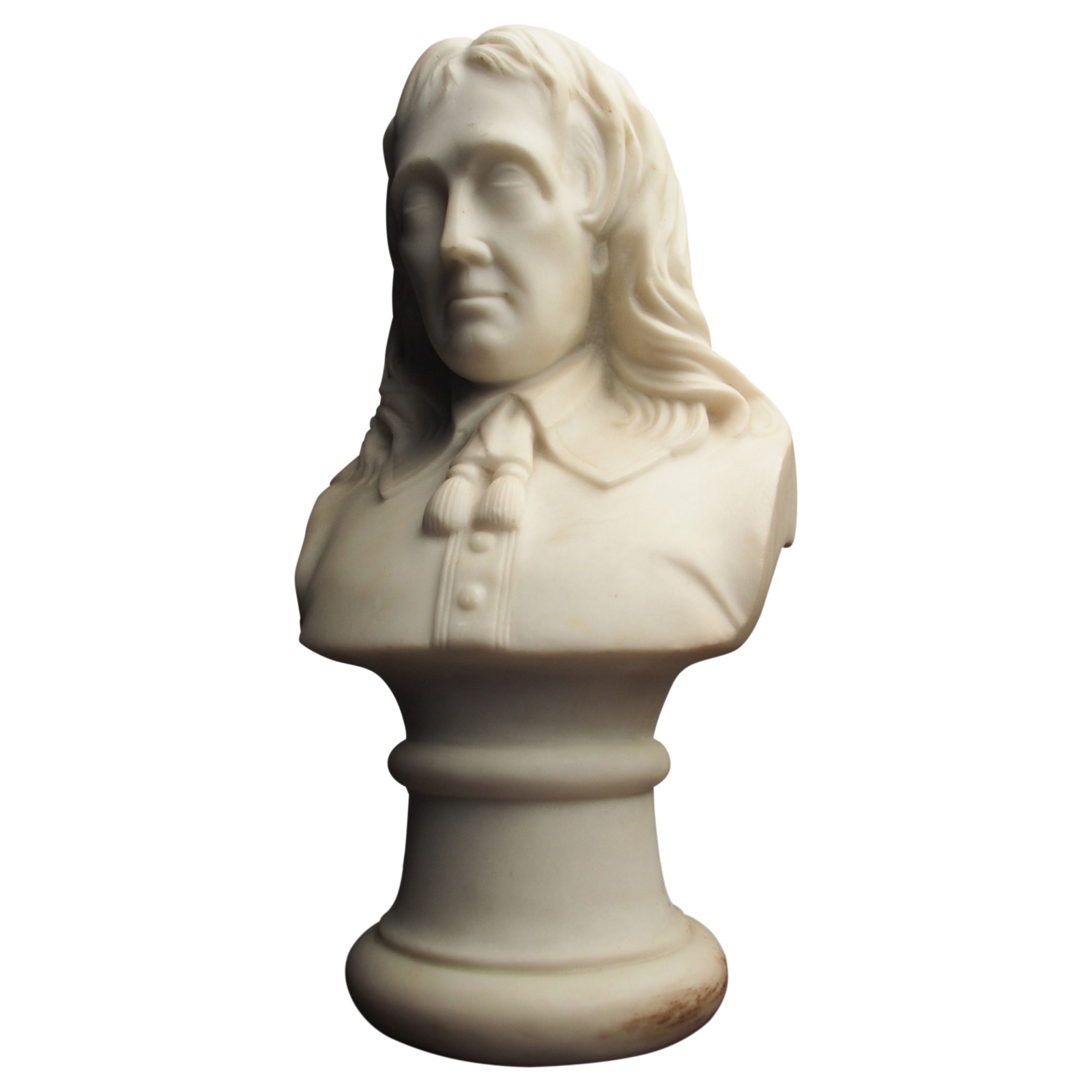 White Marble Bust of a Gentleman c.1900 (1 of 13)