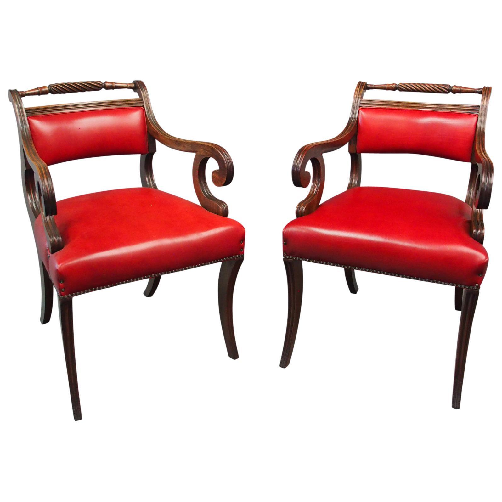 Pair of Scottish Regency Armchairs (1 of 10)