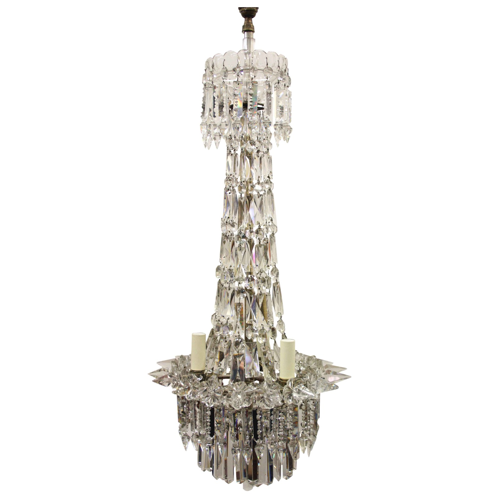 Osler Style Crystal Chandelier c.1900 (1 of 7)