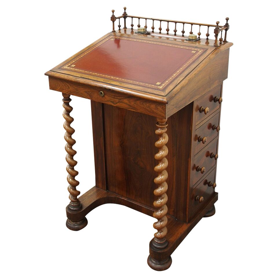 William IV Rosewood Davenport Desk (1 of 13)