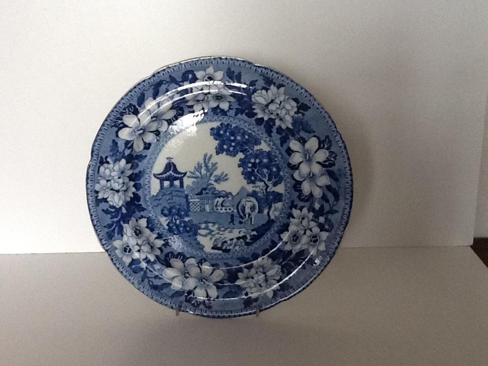 Blue & White, Rodgers Plate c.1820 (1 of 2) Blue & White, Rodgers Plate c.1820 (1 of 2)