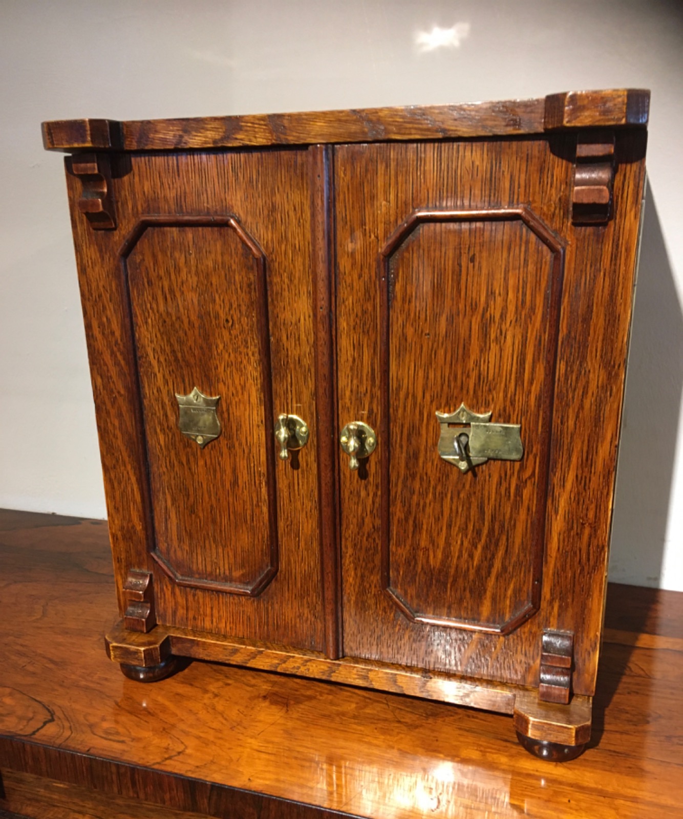 Victorian “Faux Safe” Table Cabinet (1 of 9)
