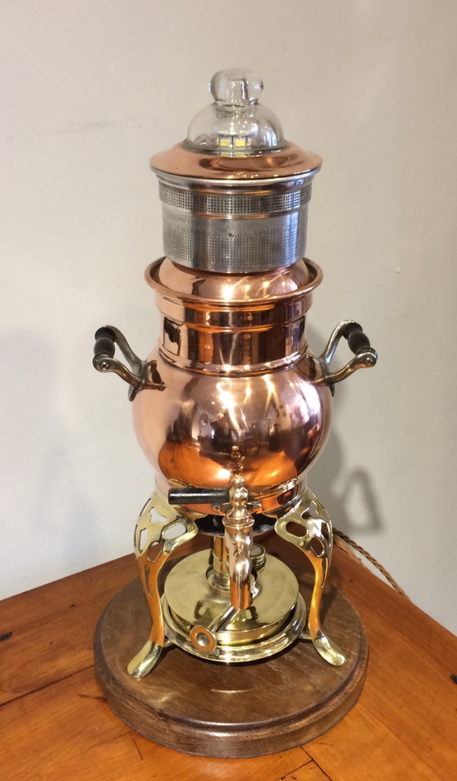 Copper Percolator Table Lamp (1 of 5)