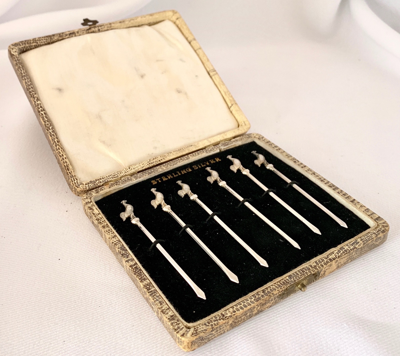 1930s Sterling Silver Cocktail Sticks (1 of 1) 1930s Sterling Silver Cocktail Sticks (1 of 1)