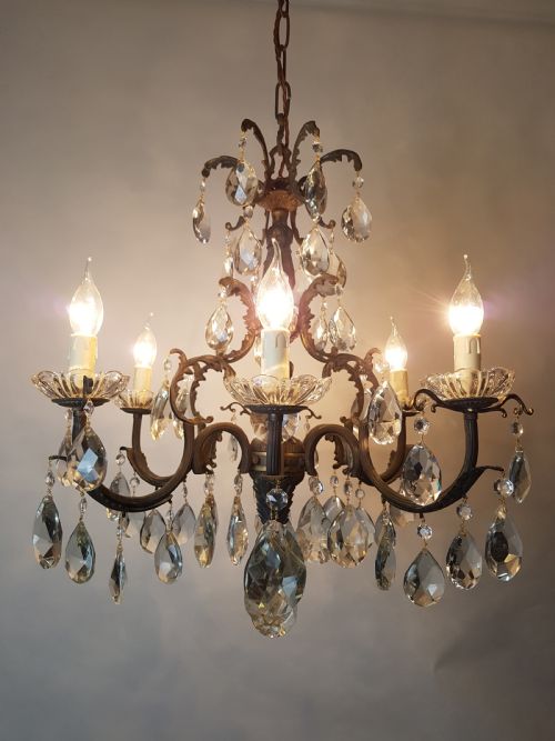 6 Light Crystal Chandelier | Wayfair 6 Light Crystal Chandelier | Wayfair